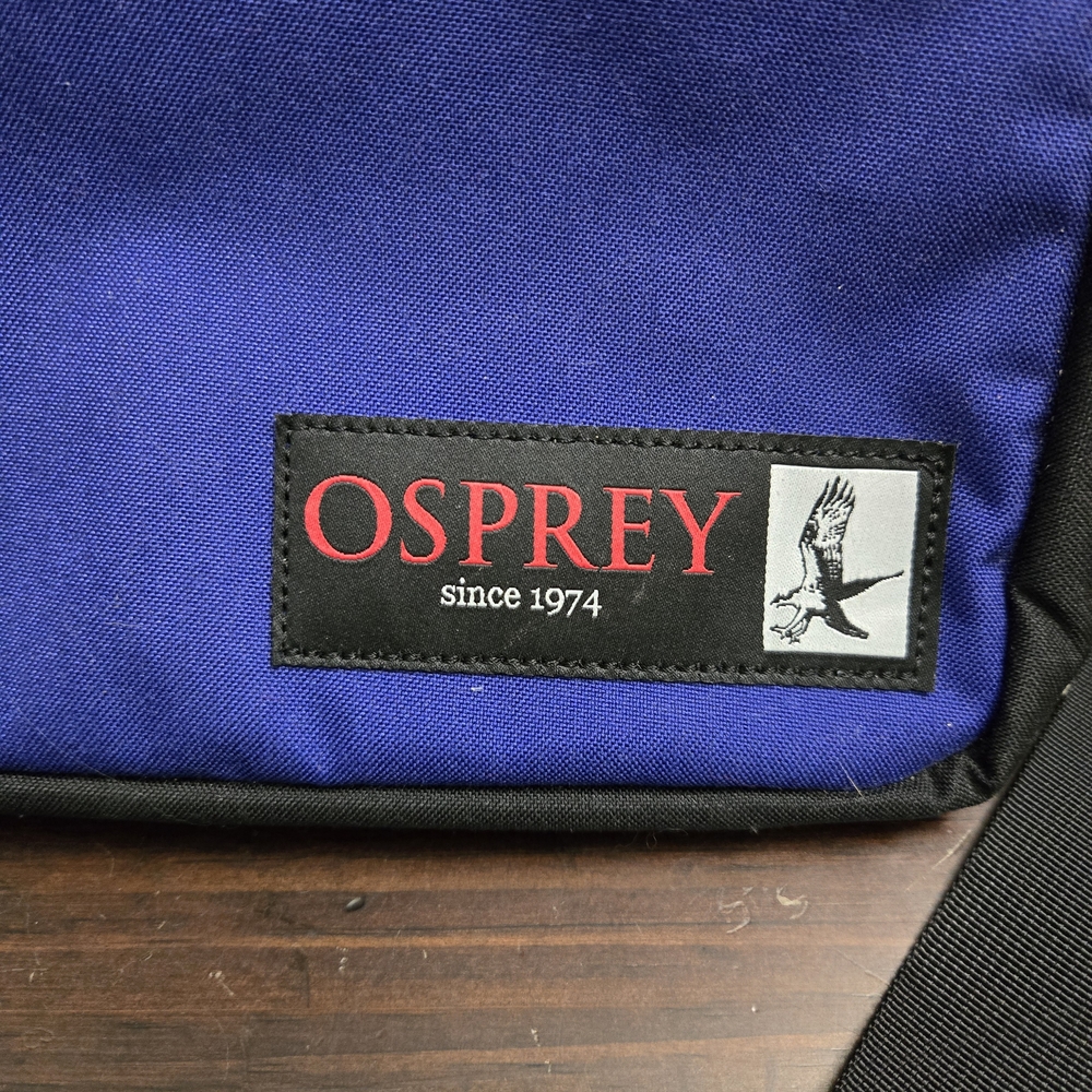 Osprey Men's Blue Laptop Messenger Bag Padded - Picture 2 of 9